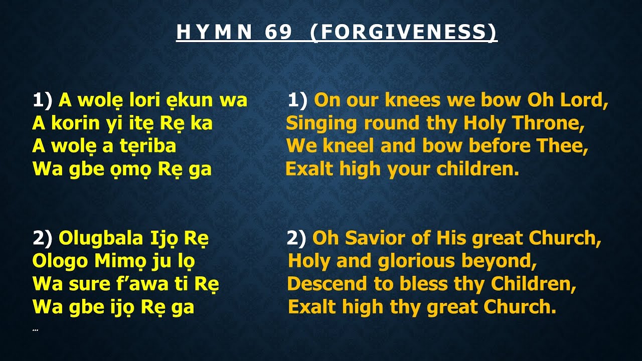 CCC Hymn 69 (A wole lori ekun wa)  CCC,Redemption Parish Winnipeg.Canada
