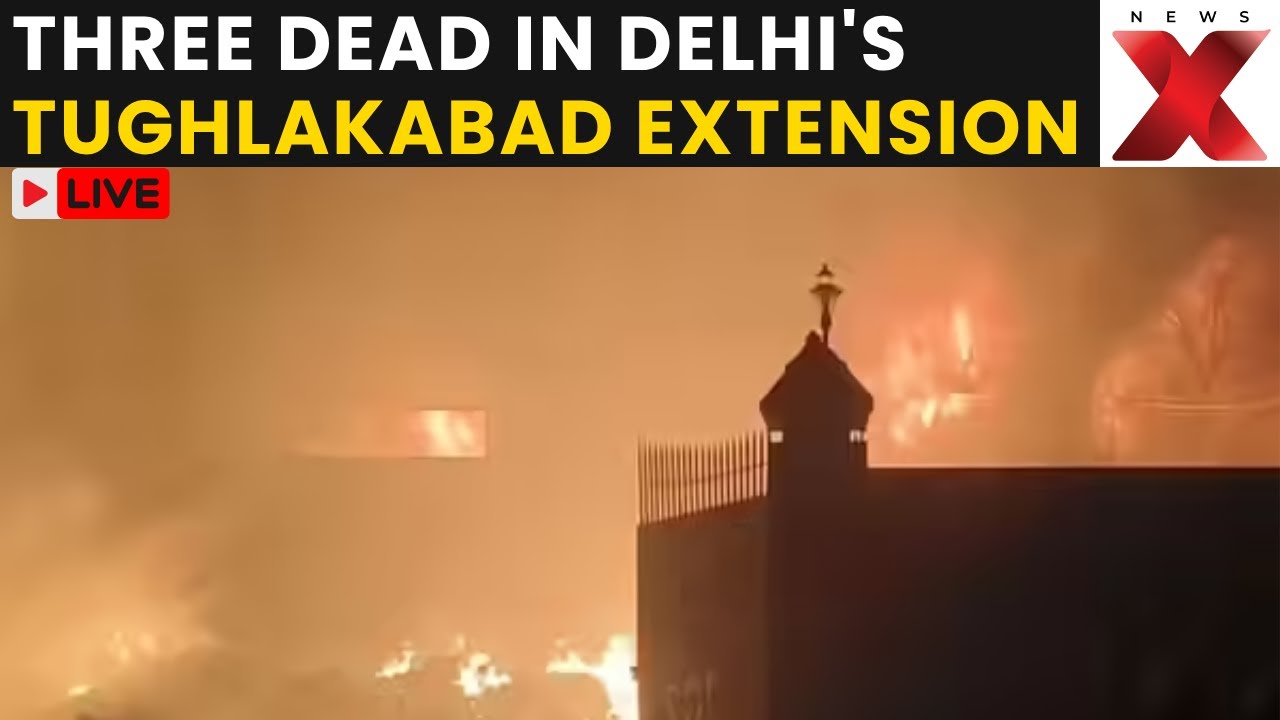Delhi Fire Tragedy LIVE: 3 Dead After Massive Blaze Erupts in Tughlakabad Extension