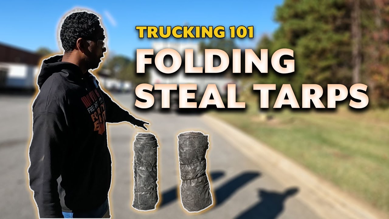 Flatbed Trucking 101: How to fold a TMC Steel Tarp