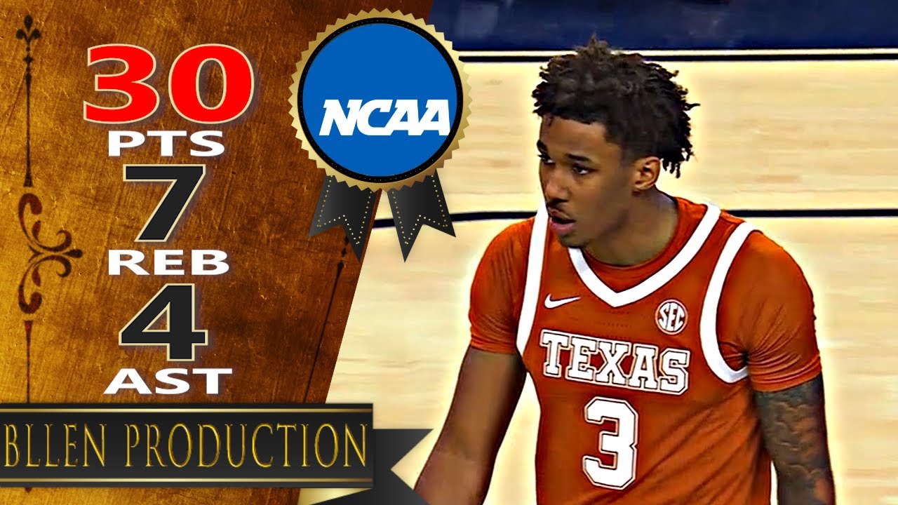 Dailyn Swain - 30 Pts, 7 Reb, 4 Ast, 4 3PT Highlights｜Texas Longhorns vs Auburn Tigers｜2026.01.28