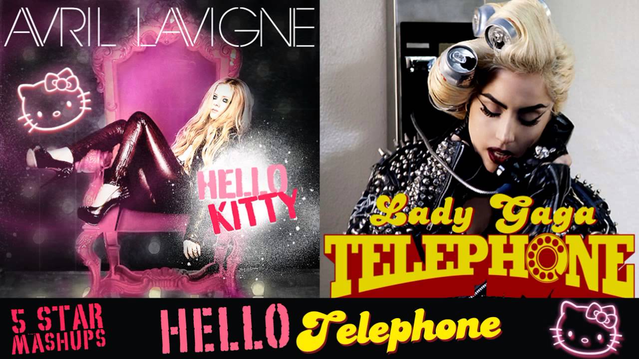 Lady Gaga/Beyonce/Avril Lavigne (Hello Kitty vs Telephone Mashup)