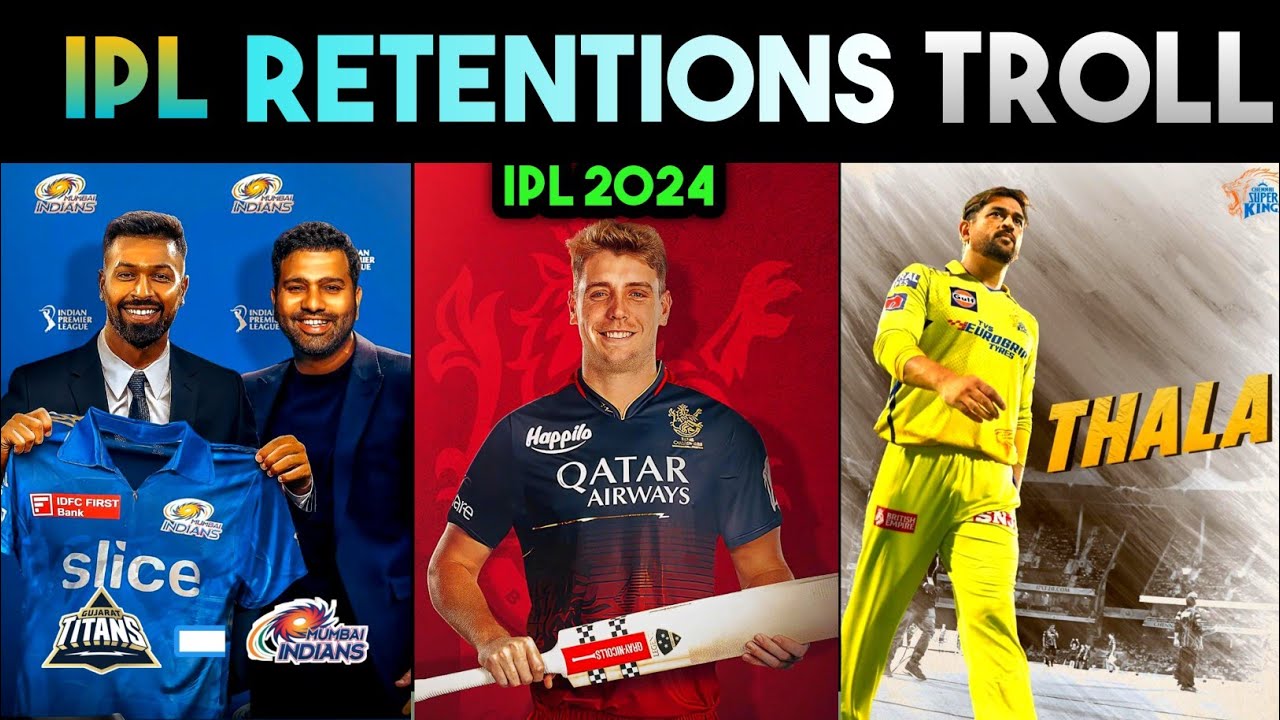 IPL 2024 RETENTIONS TROLL 🔥 | HARDIK PANDYA HITMAN DHONI KL RAHUL | CRICKET TROLLS TELUGU