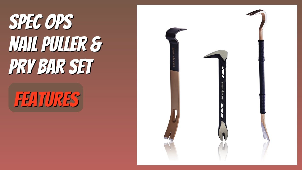 REVIEW (2026): Spec Ops Nail Puller & Pry Bar Set. Features