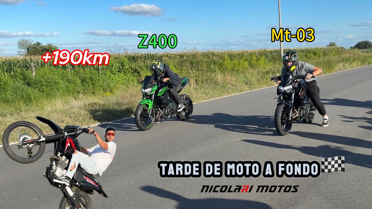 🚀Acelerador a fondo //Z400 Vs Mt03 Vs Tornado250 Vs Dominar 400 Vs Voge300R//¿Cual anda más fuerte?🚀