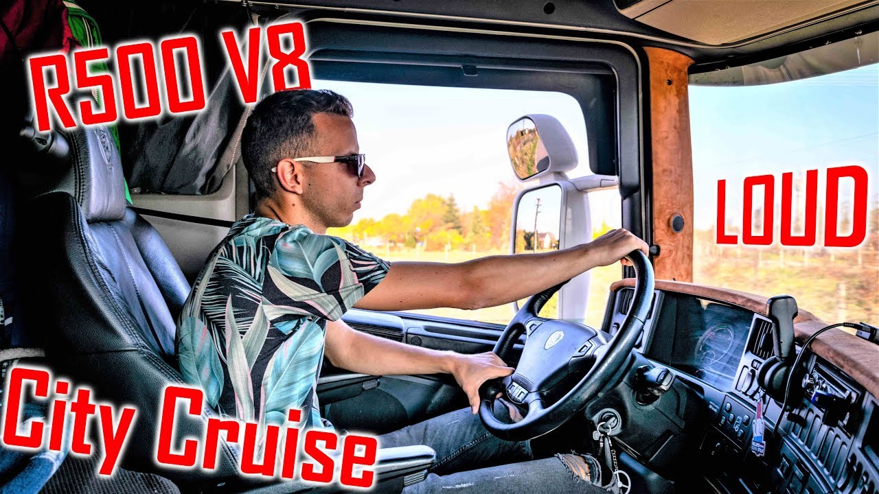 City Cruise: Scania R500 V8 OptiCruise // *Loud Pipes* *Pécsi Csabi*