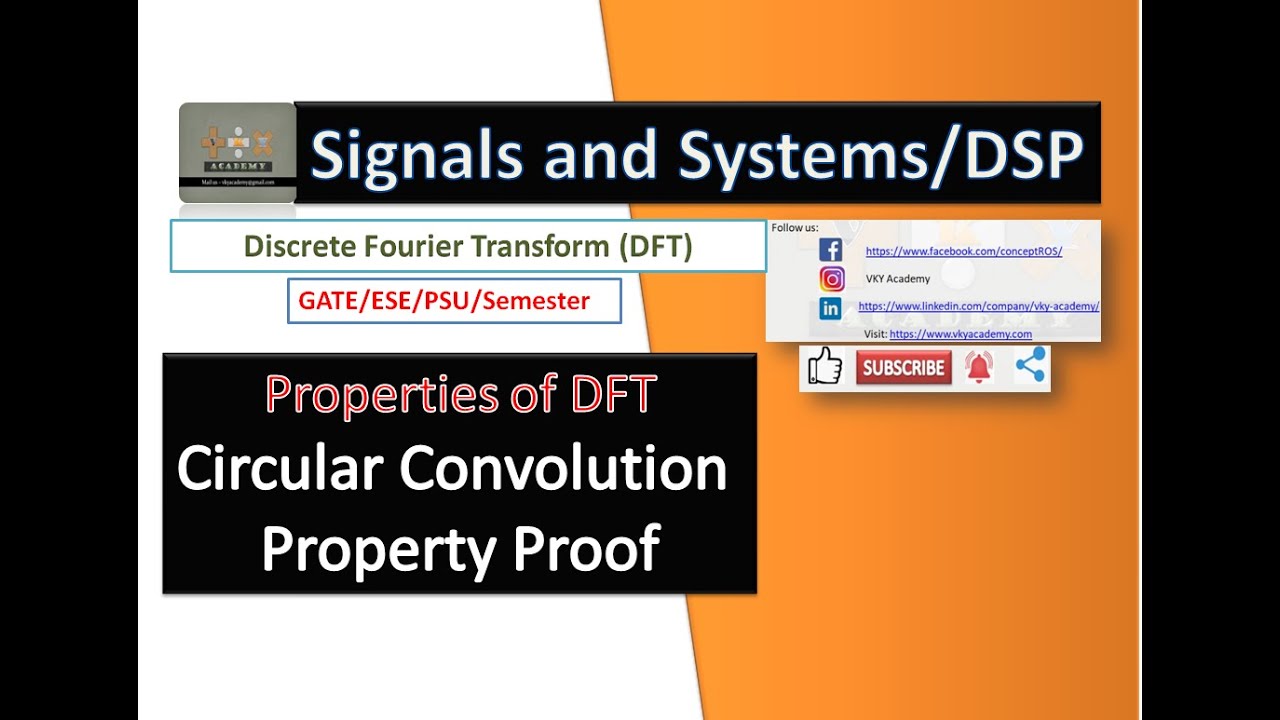 Circular Convolution Property of DFT | DFT Properties Proof