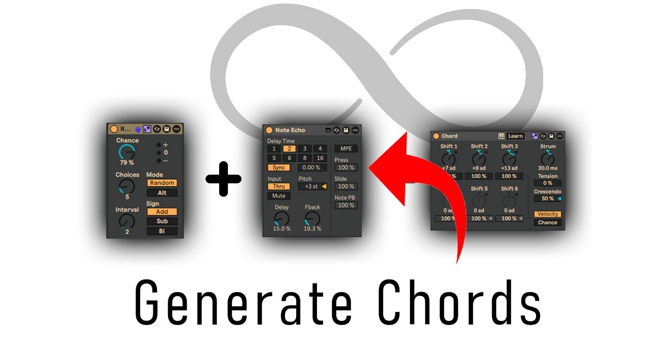 ПРОСТОЙ подход к генеративным аккордам в Ableton