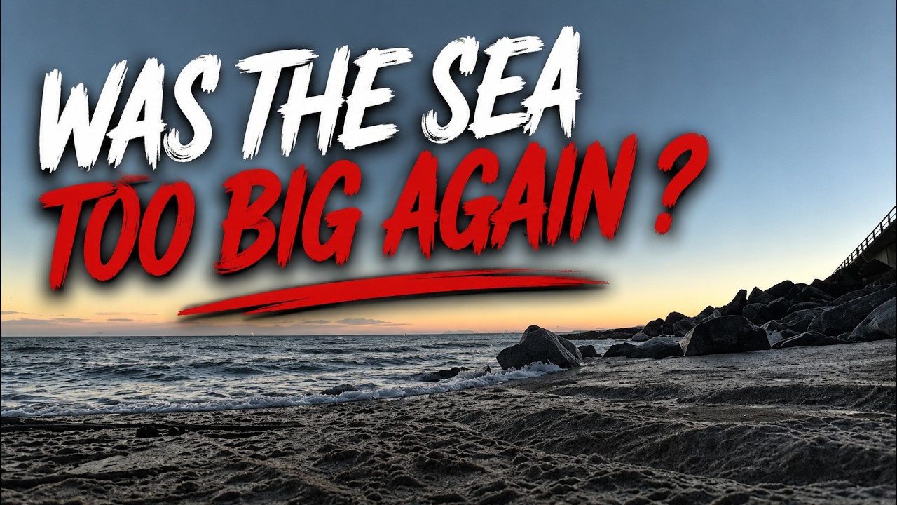 Hendon Beach Fishing Sea Too Big