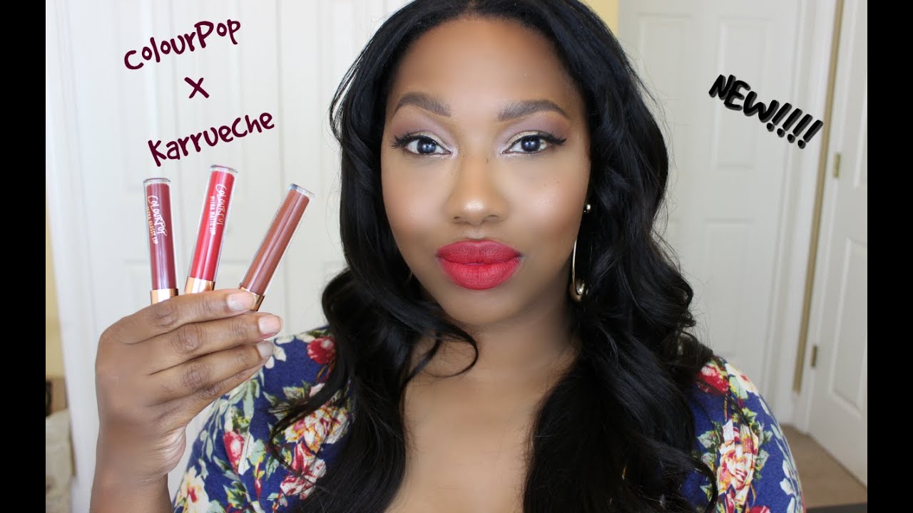 NEW COLOURPOP X KARRUECHE LIPPIES | LIP SWATCHES