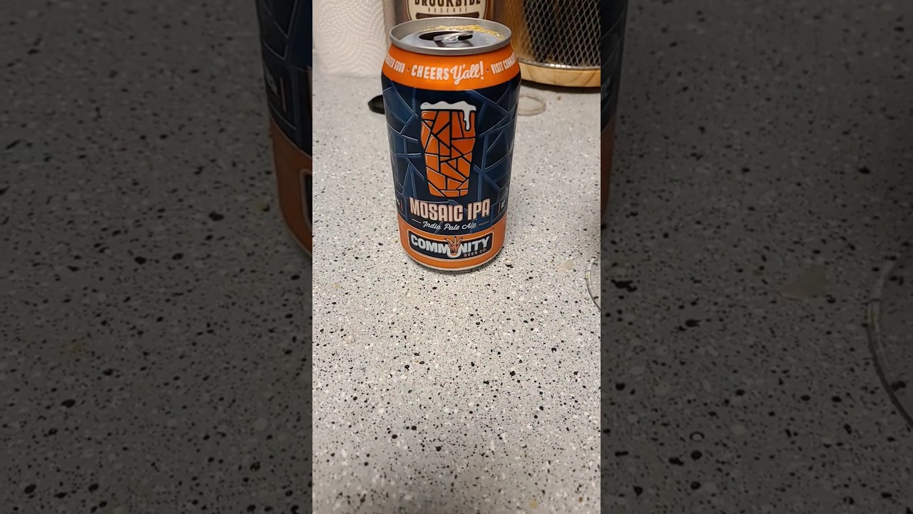 Mosaic IPA from Community beer company in Dallas Texas beer review