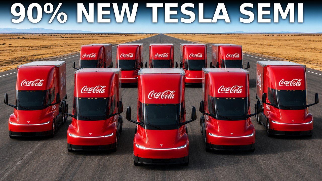 Технические характеристики Tesla Semi составляют 90% всех заказов на новые электрогрузовики, и мы...