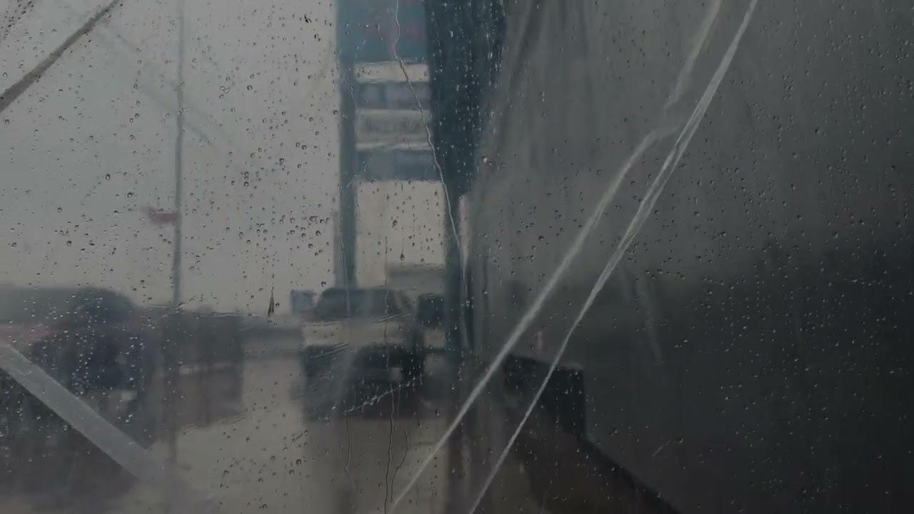 Lonely Rainy City Window Scene – Moody Urban Rain Ambience for Deep Sleep