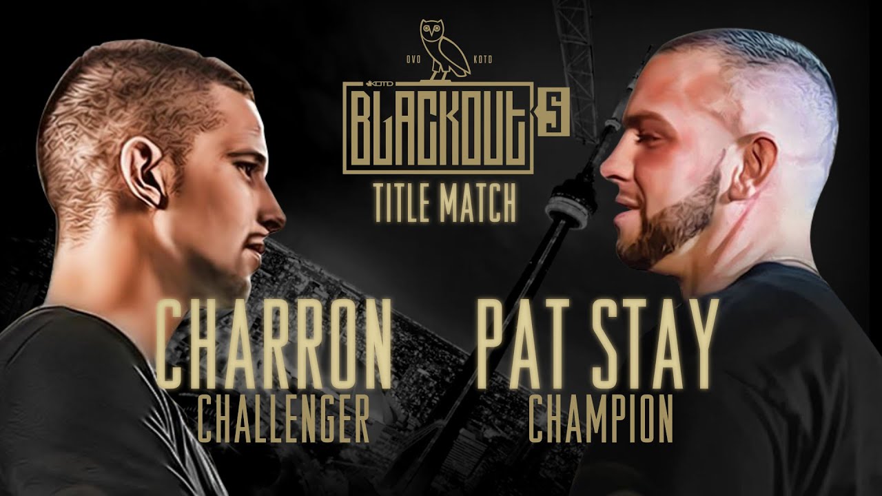 KOTD - Rap Battle - Pat Stay vs Charron (Title Match) | #Blackout5