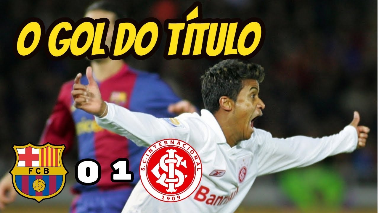 Gol do Gabiru Barcelona e Internacional Final Mundial de Clubes 2006 Radio Gaucha