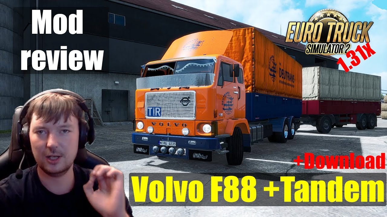 ETS2 1.31 MODS|Volvo F88 +Tandem v1.2|Обзор Модов Euro Truck Simulator 2