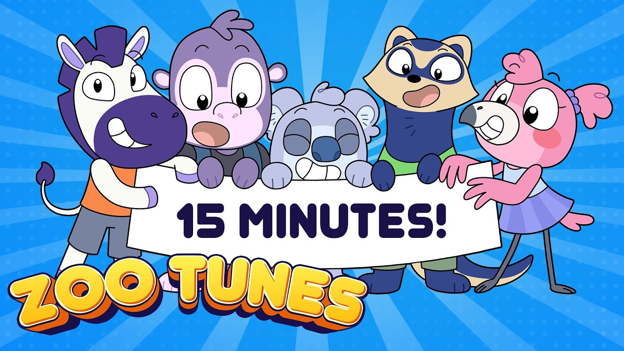 Wheels On The Bus & More Songs! | 15 Min Compilation | Zoo Tunes