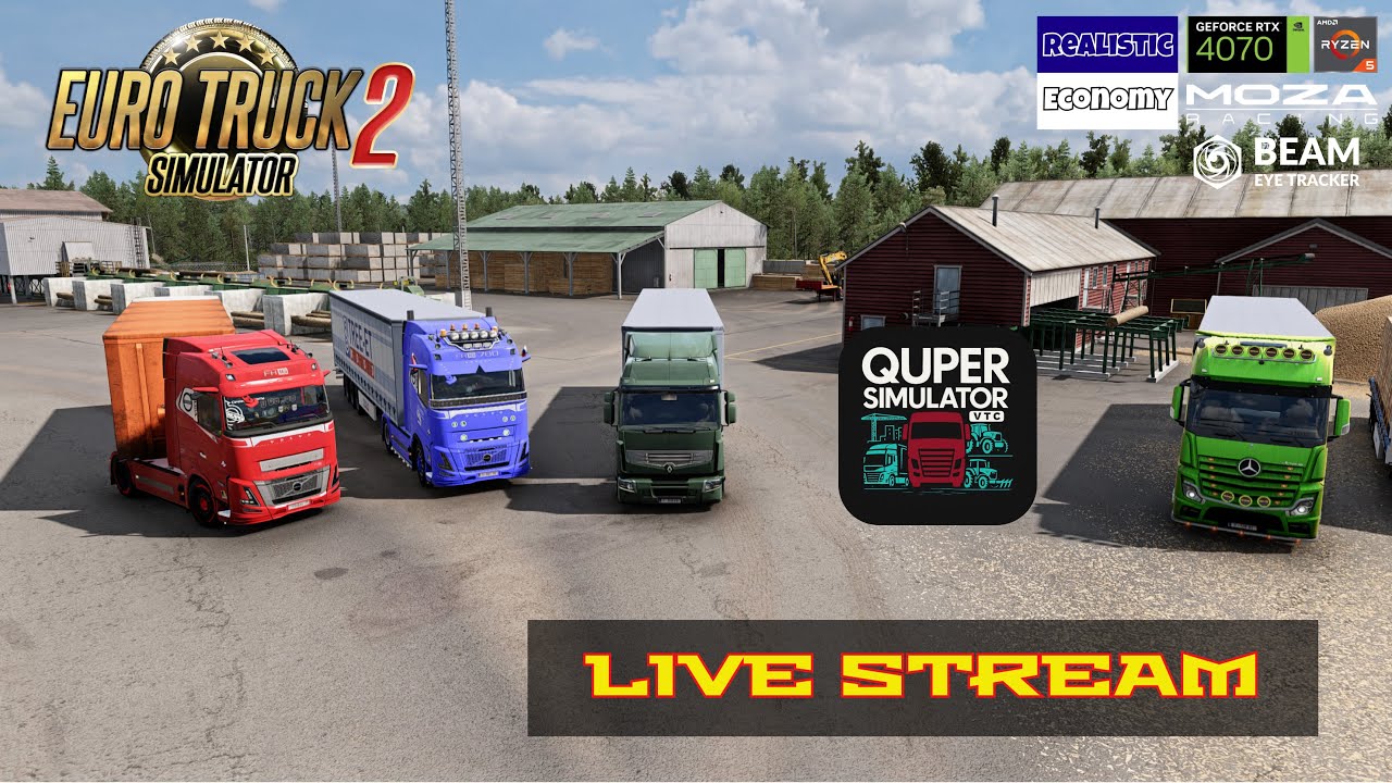 STREAM | ETS2 | Едем общаеся, развитие Quper Simulator, VTC и сервер | S09E27