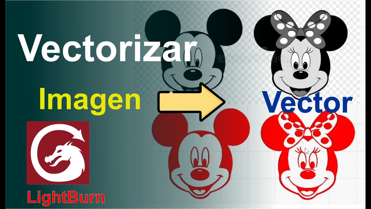 [ LightBurn -  Laser ] Vectorizar Imagenes