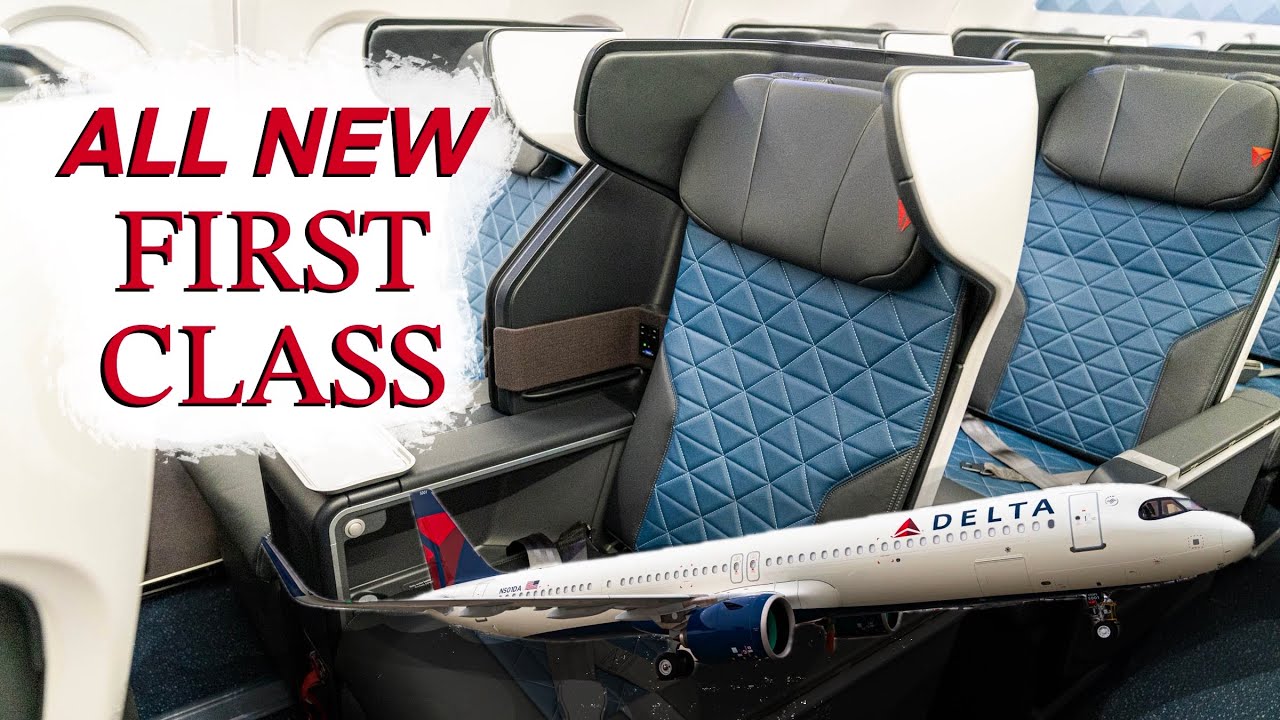 NEW Delta First Class Review // A321neo // Delta Skyclub Lounge Tour
