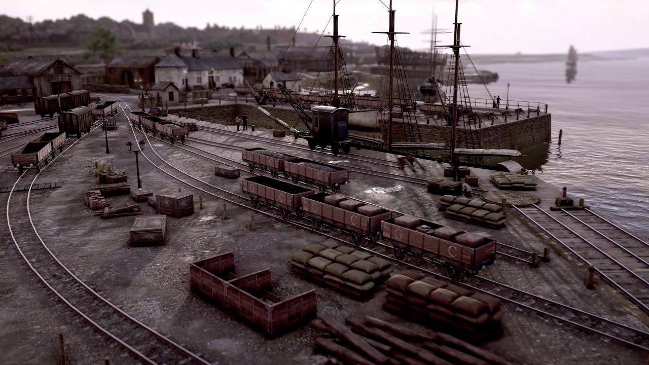 Connah's Quay Docks in the early 20th century