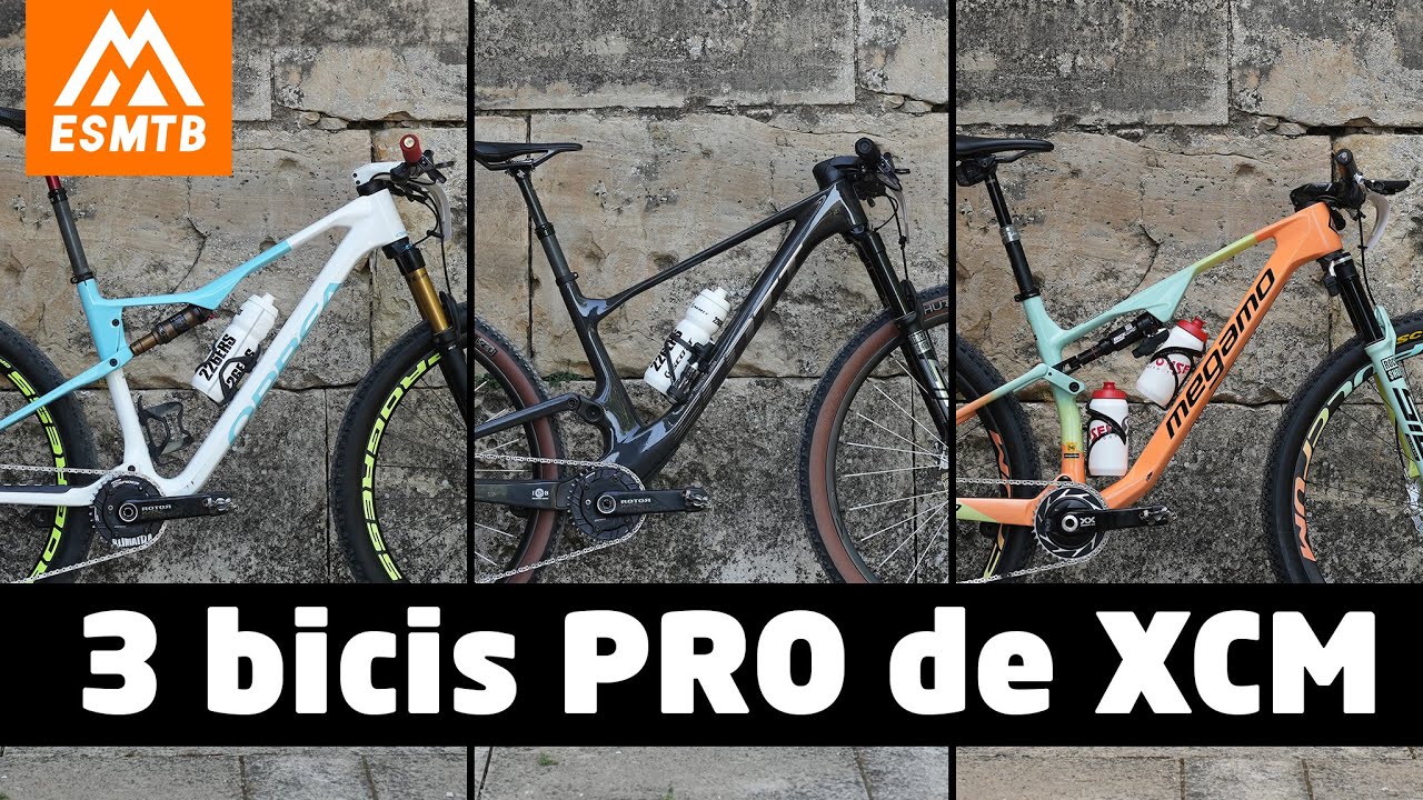 Scott Spark RC, Megamo Track y Orbea Oiz de 3 estrellas nacionales del XCM