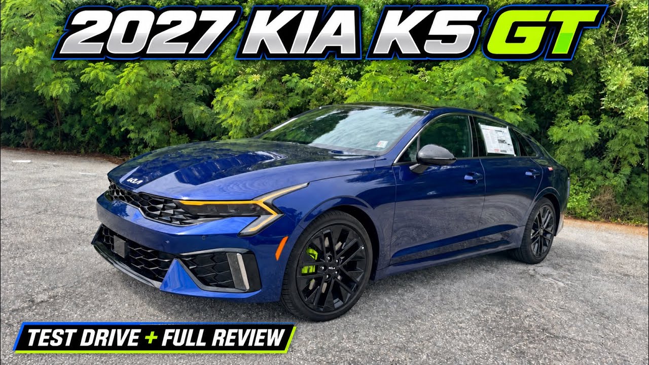 Kia K5 GT 2027: ТЕСТ-ДРАЙВ + ПОЛНЫЙ ОБЗОР