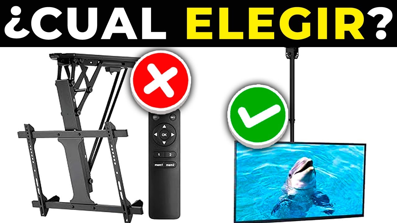 ✅ Los 5 MEJORES SOPORTES TV de TECHO 2025 | Calidad Precio en AMAZON