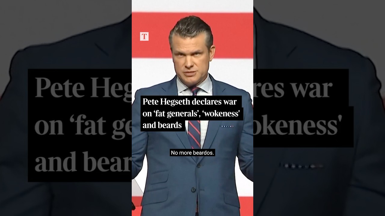 Pete Hegseth Vows To Remove &lsquo;Fat Generals&rsquo; From His 'Department Of War' #shorts