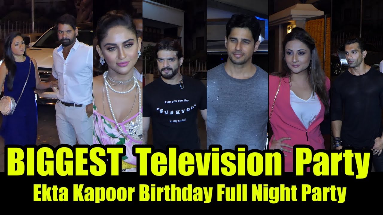 Ekta Kapoor Grand Birthday Full Night Party For Family And Freinds