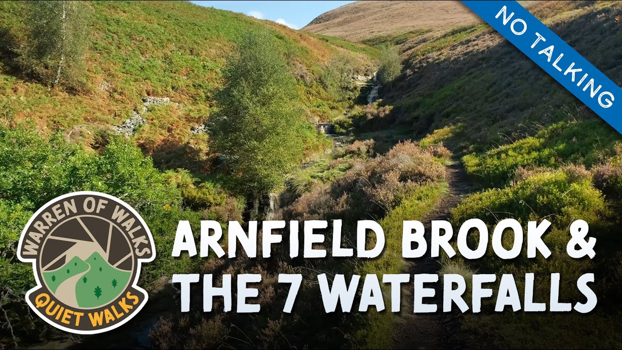PEAK DISTRICT WALKING TOUR - Arnfield Brook, 7 Waterfalls & A Quiet River Hike ⛰️