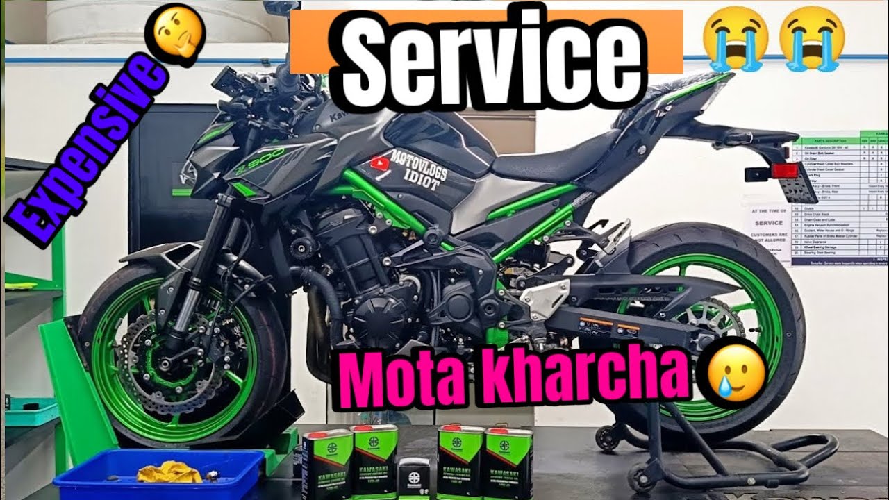 Full Kawasaki Z900 Service at Home | DIY Maintenance + Complete Price Breakdown 😍 complete guide
