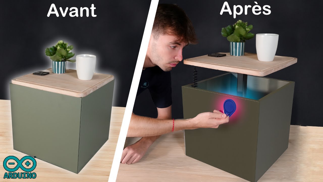 J’ai fabriqué une cachette secrète à lecteur de badge ! (IKEA / Arduino)