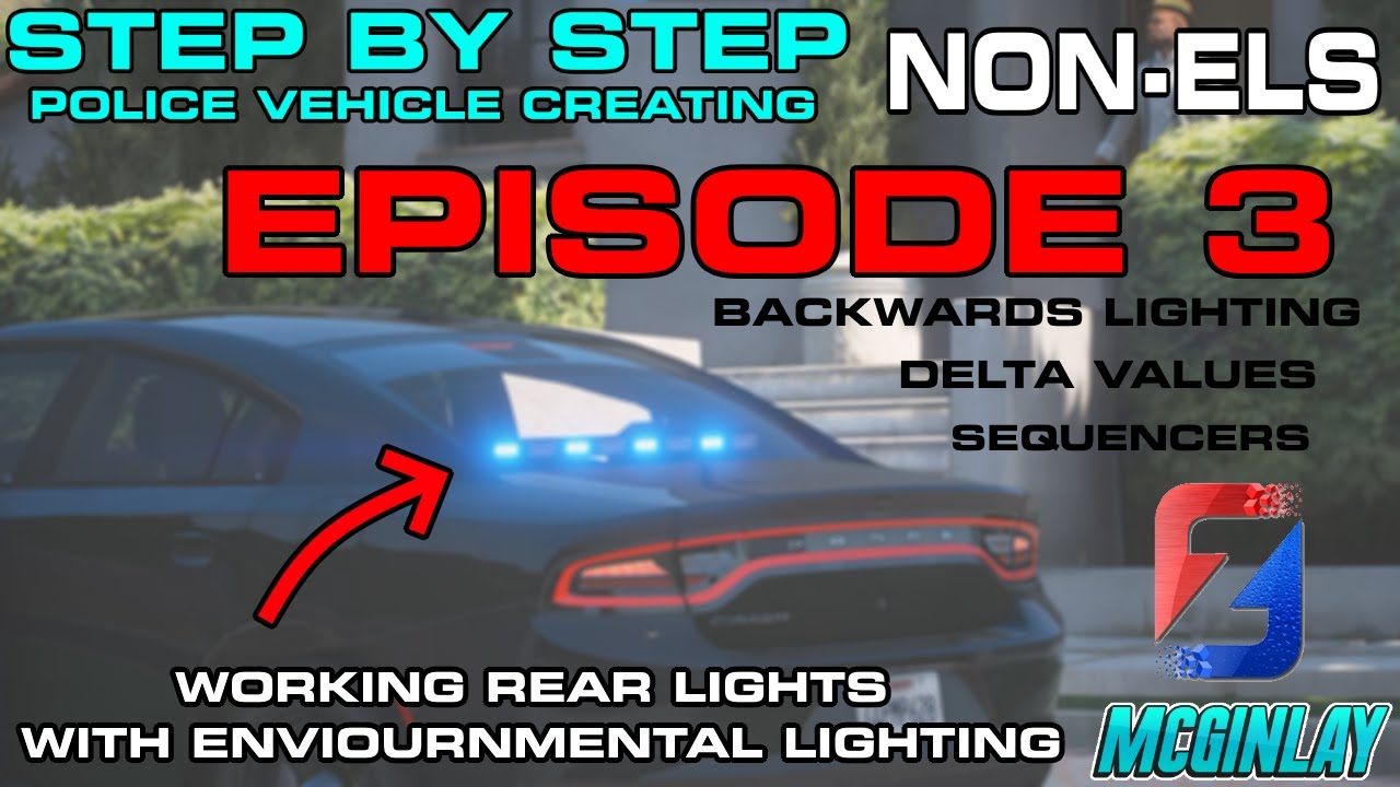 CREATING A NON ELS POLICE VEHICLE STEP BY STEP | EPISODE 3 | REAR LIGHTING AND DELTAS! | ZMODELER 3