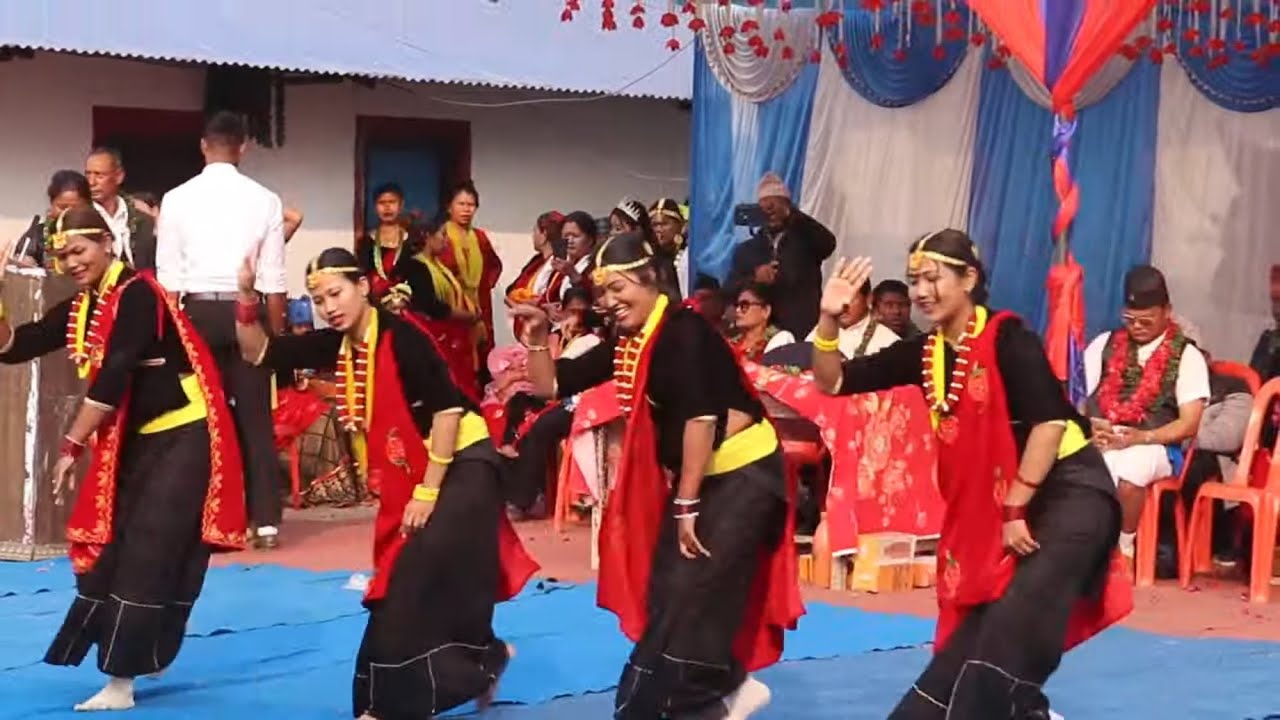 Chudka Kaura Dance - Siranchok ko Serofero By Thimrabas Kumal girls in Tanahun