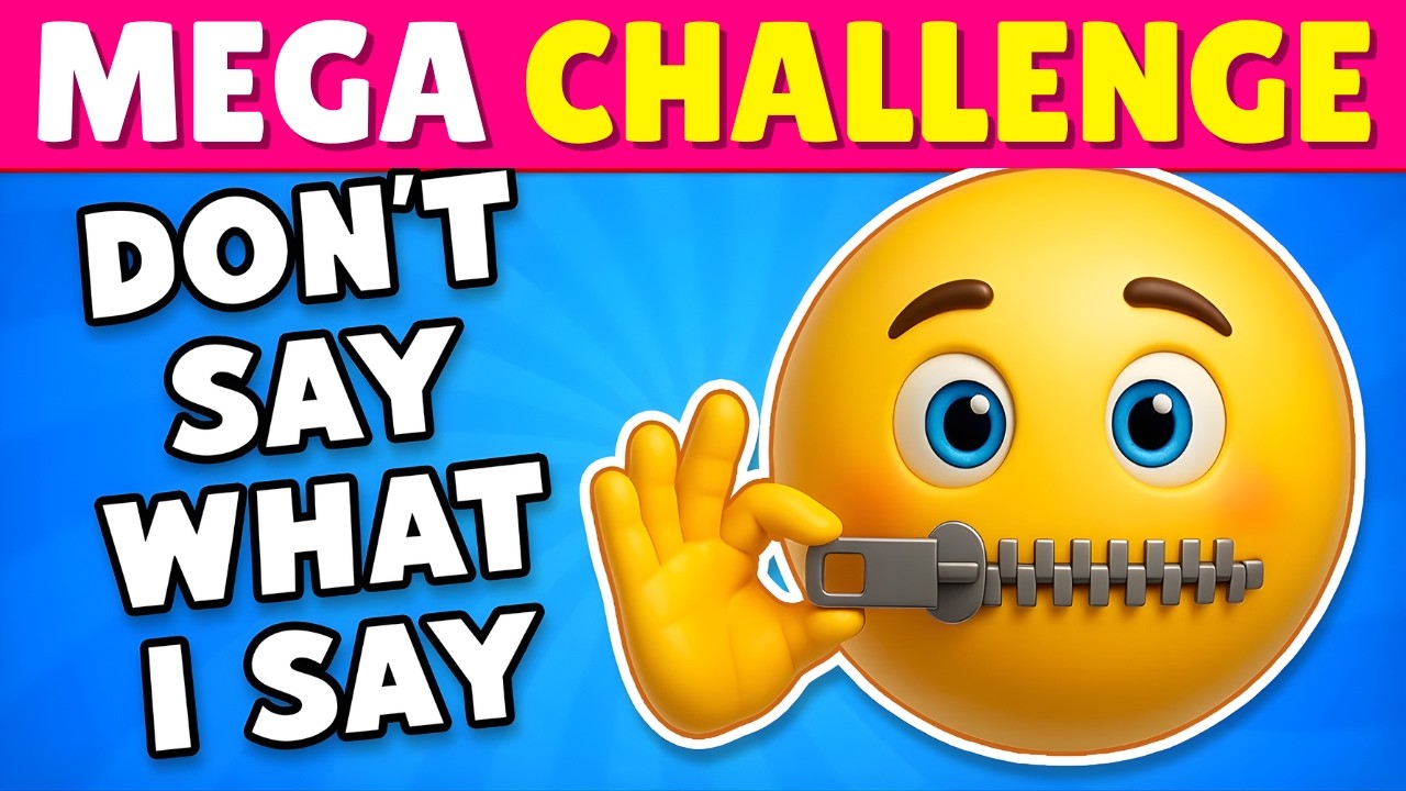 Avoid Saying The Same Thing As Me 🤔 MEGA CHALLENGE 🔥🚩 Quiz Find