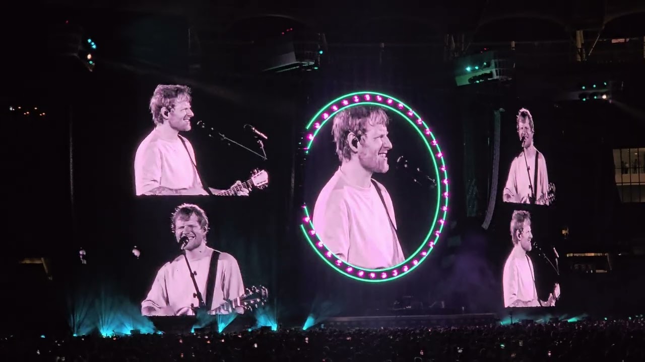 Ed Sheeran Perth concert snippets
