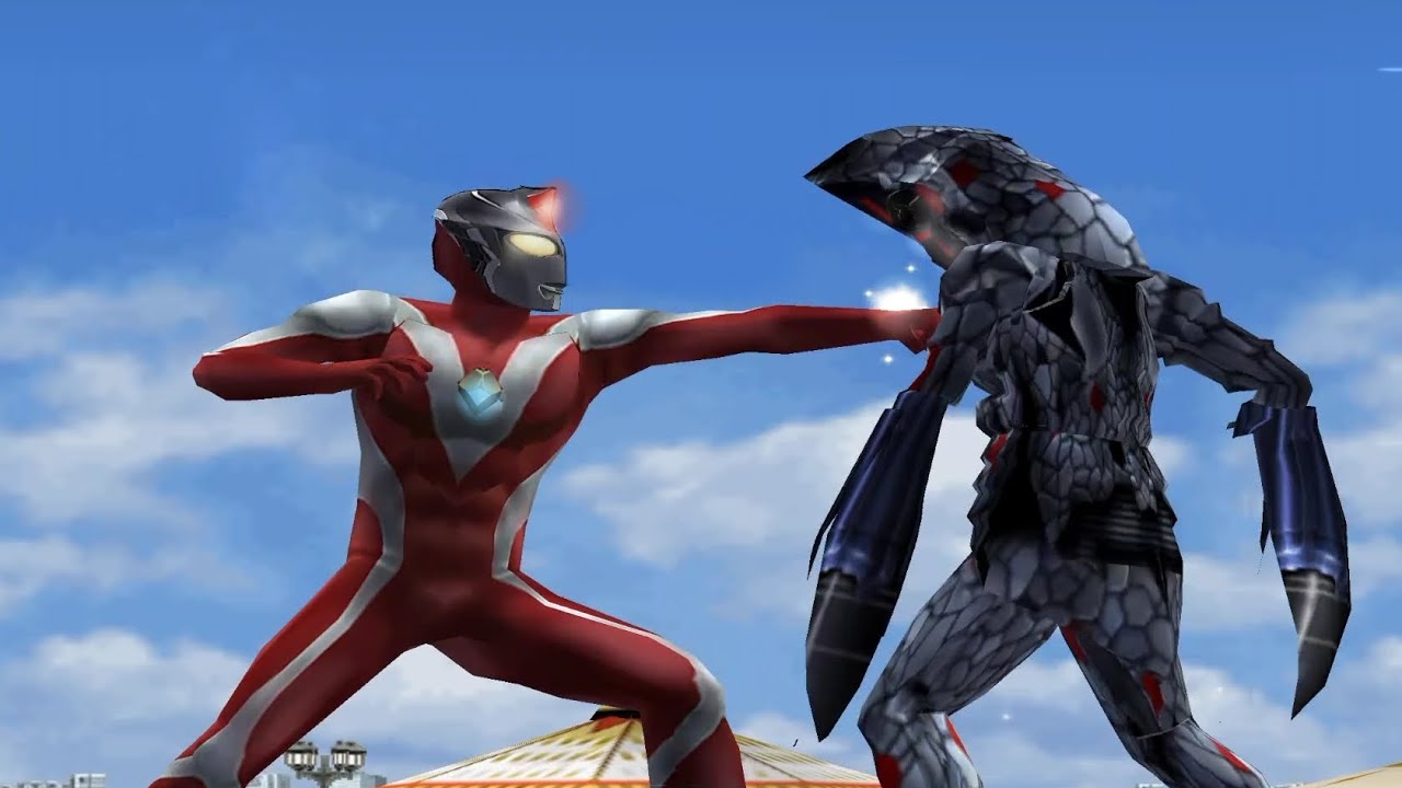 Ultraman Dyna (Strong Type) VS DeathFacer PART 2 ウルトラマンダイナ-UFE0 PPSSPP