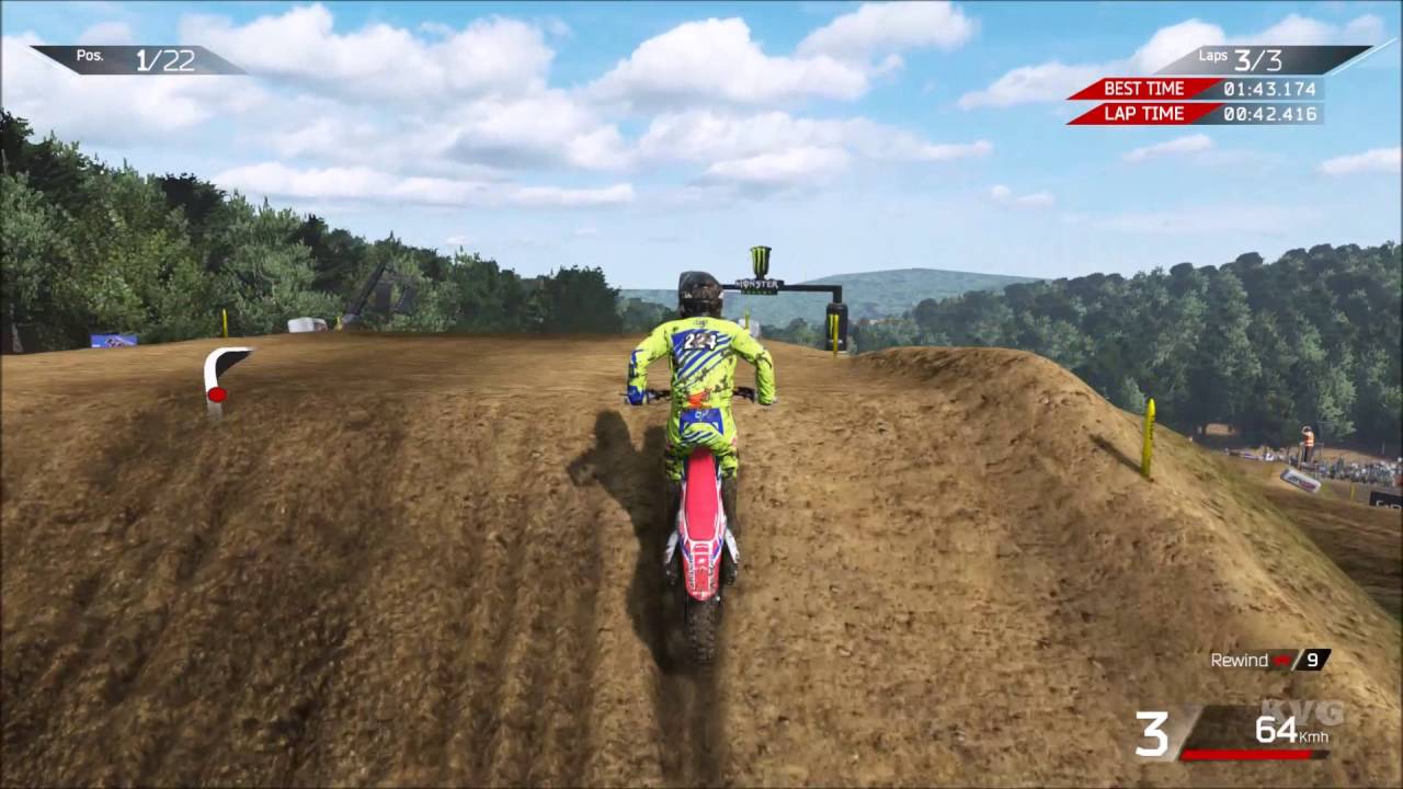 MXGP 2 - The Official Motocross Videogame - Villars Sous Ecot | France MXGP Gameplay (HD) [1080p]