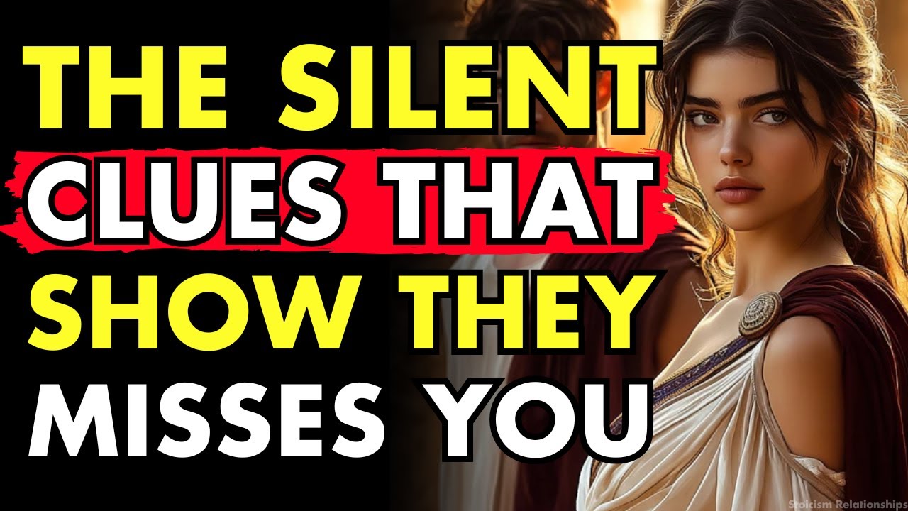 When They Say 'I Miss You' Without Saying It | Stoic Relationships