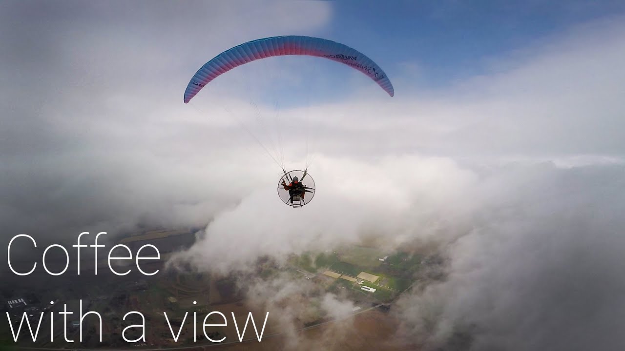 Drinking Coffee Above The Clouds
