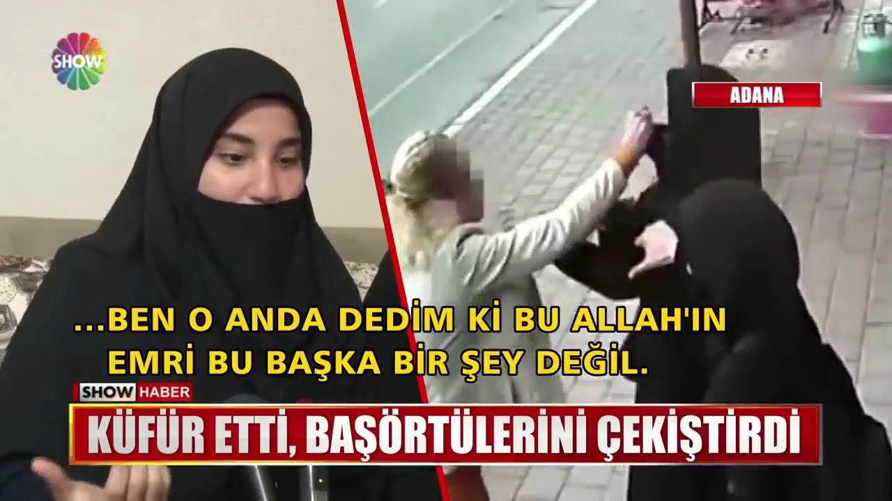 Başörtülü gençlere saldırı!