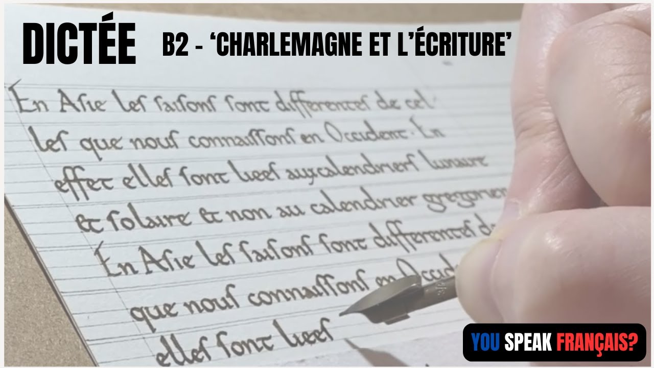 Dictée en français (corrigée) - niveau B2 - Une anecdote sur Charlemagne