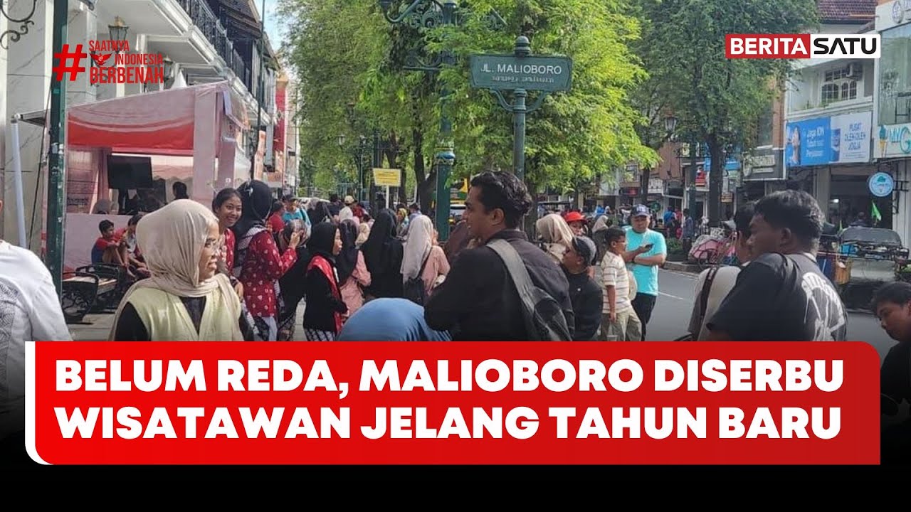 Belum Reda, Malioboro Terus Diserbu Wisatawan Jelang Tahun Baru #beritasatu