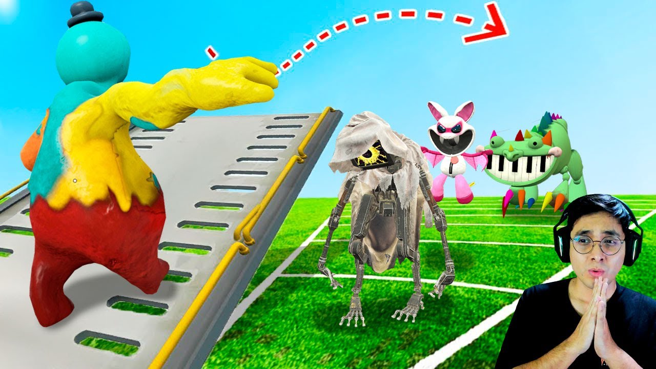 ¿Qué PERSONAJE de POPPY PLAYTIME 4 tiene el MEJOR SALTO? (Garry's Mod)