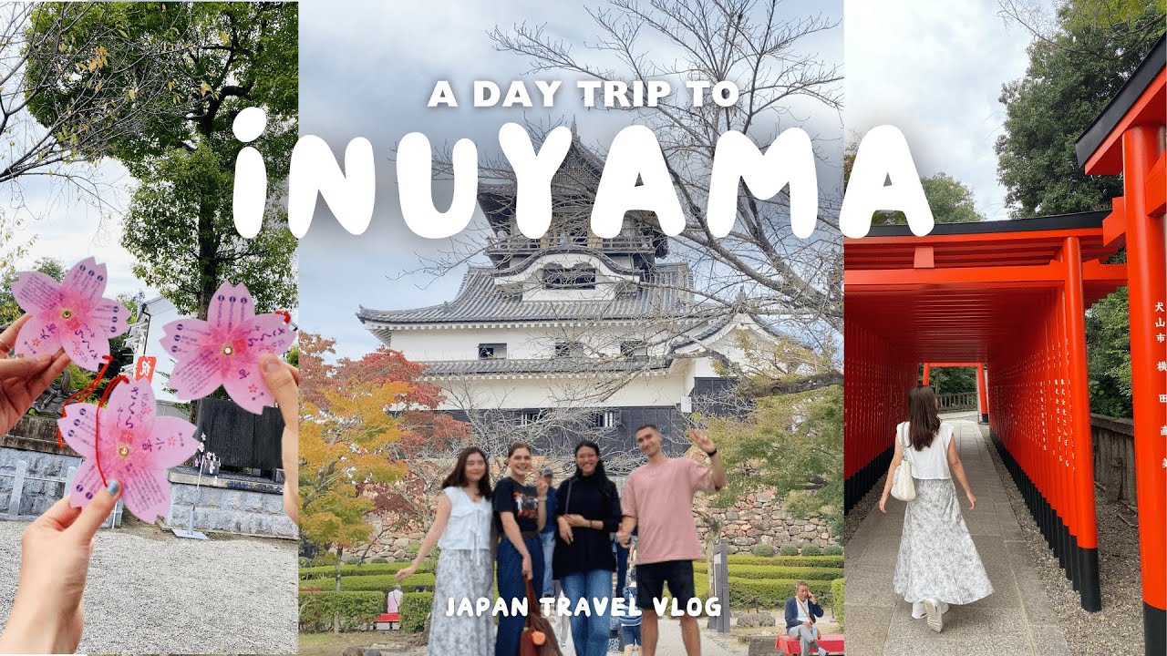 JAPAN VLOG | Day trip to Inuyama, national treasure castle, shrines, torii gates, traditional town 🏯