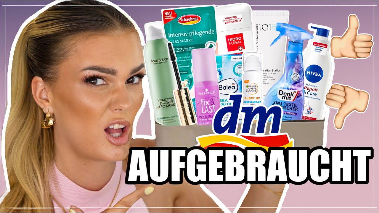 15 PRODUKTE AUFGEBRAUCHT - Lohnt sich das Geld?😳 Balea, DenkMit, Essence uvm. I Cindy Jane
