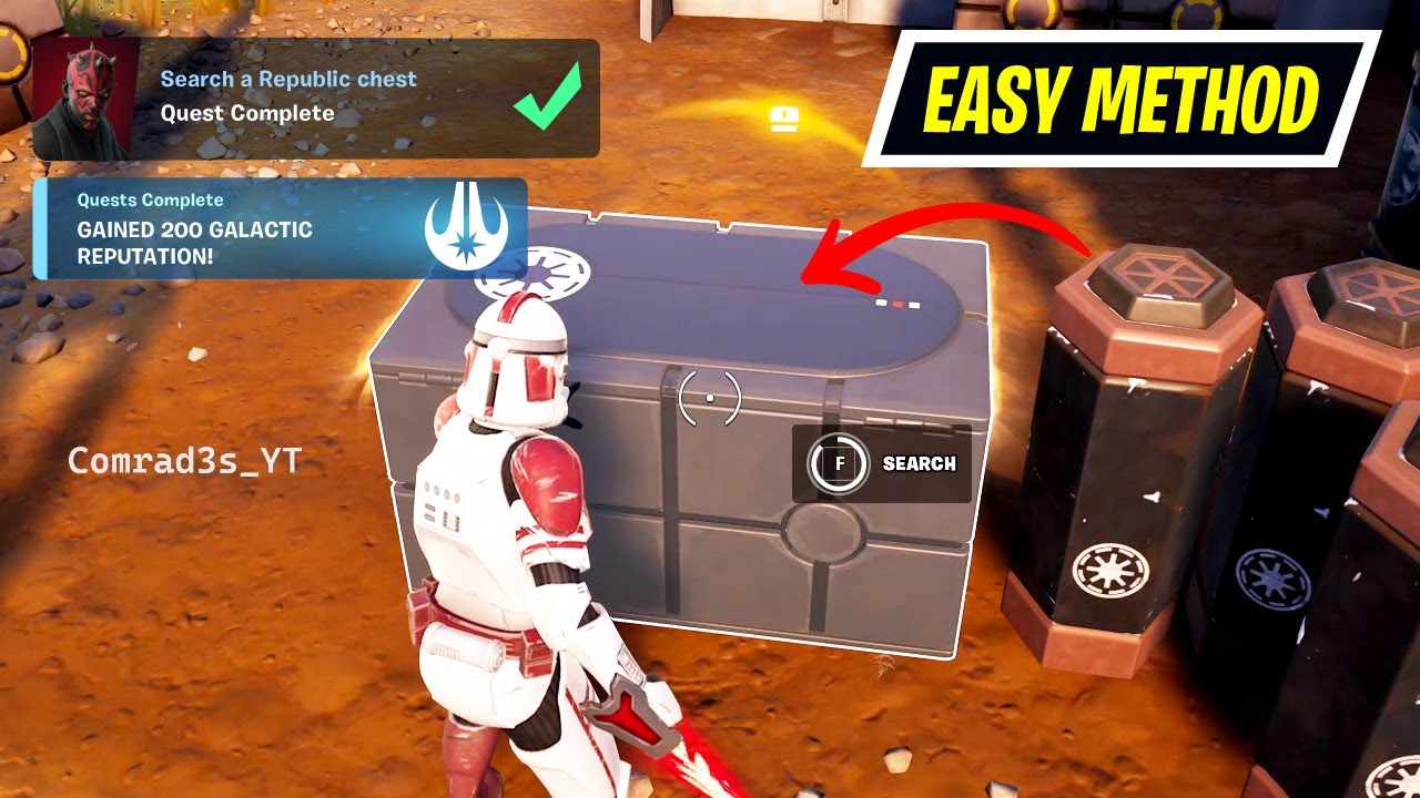 How to EASILY Search a Republic chest Fortnite