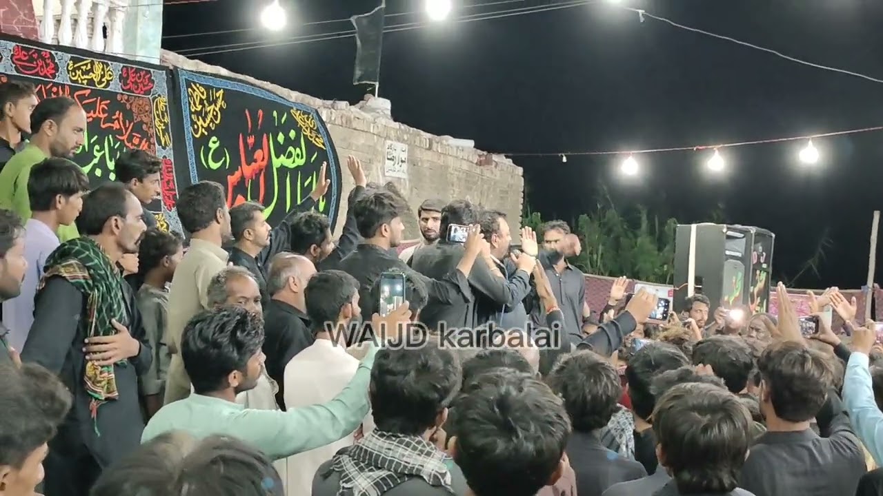 نوحہ خواں،،،،سید مجاھد علی شاہ ناشاد ،،، بمقام حسین خان لغاری،، 2022