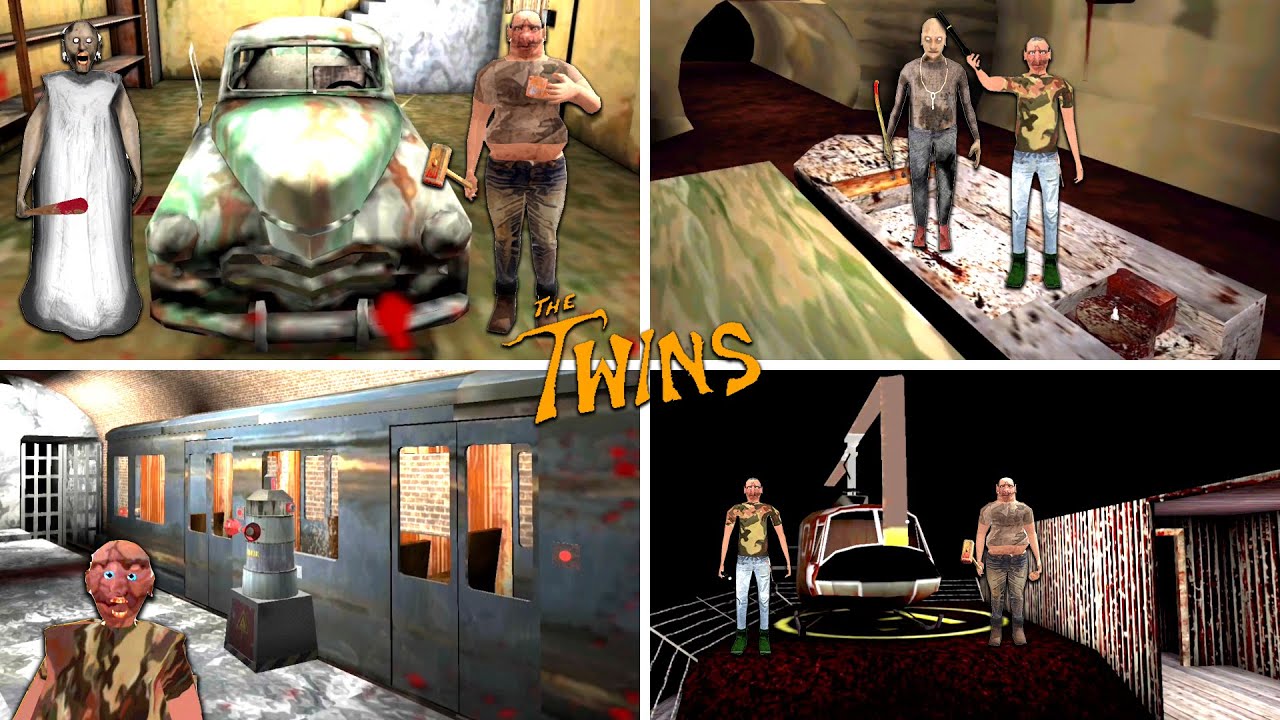 All DVloper Games Vehicle Escape The Twins Atmosphere Full Gameplay |Granny Vs Granny 2 Vs Granny 3