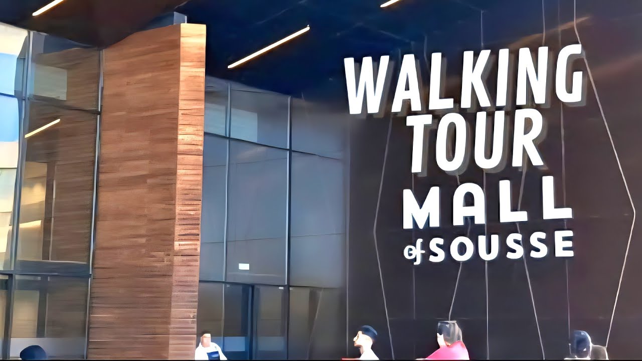Walking tour Mall of Sousse the biggest in Tunisia |  الاكبر في تونس جولة في مول سوسة 🇹🇳